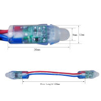 100pcs LED Module Advertising Lights DC 5V 12mm WS2811 2811 IC IP68 RGB Digital LED Pixel Modul for Billboard Electronic Screen