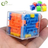 4Pcs Maze Rolling Steel Ball Childrens 3D Magic Cube Color Educational Intelligence Toys Prizes Holiday Gifts For Child XPY