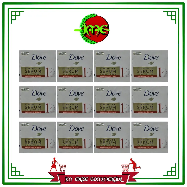 Dove ( Conditioner Gold ) 1 MInute Serum Nourishing Oil Care 12x10ml