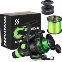 [HOT LIAXLLWISAAZH 534] Sougayilang ใหม่ปลาคาร์พตกปลา Reel Spinning Reel Strong Feeder ตกปลา Reel ทนต่อการกัดกร่อน Carretes De Pesca Para Mar