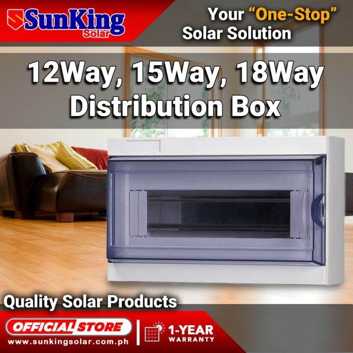 Suntree SHT Waterproof Distribution Box 1P65 SunkingSolar 12way 15way