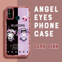 Kingsons For Tecno Spark 7T Tecno Spark Go 2020 Tecno Spark Go 2021 Kuromi เคสนิ่มใส่โทรศัพท์การออกแบบกล้องคลุมทั้งหมดยางกันกระแทก