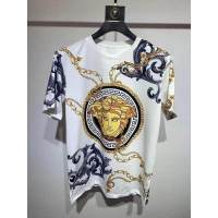 เสื้อยืดคอกลมพิมพ์ลายแฟชั่น VERSACE