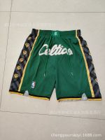 ∈♠◊ Basketball Pants Celts 23 Celtics Green City Edition Pocket Ball Pants Basketball Sports Pants On behalf of