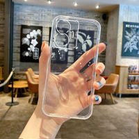 เคสโทรศัพท์ Realme C55 NFC 2023การออกแบบขอบกันกระแทกนิ่มโปร่งใส C55 Realme ปลอกซิลิโคนเคสโทรศัพท์ด้วยเลนส์ที่คลุม