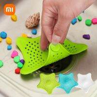 Silicone Strainer Five-pointed Star Kitchen Sink Mesh Filter Hair Catcher Bath Drain Hole Plug Filter Tool Bathroom Accessories