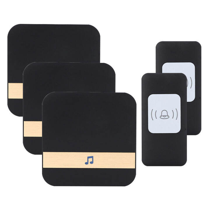 Outdoor Ring Wireless Doorbell Waterproof 300m Remote LED Light Door