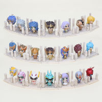 7pcsset anime Saint Seiya Gold Egg PVC Action Figure Knights of the Zodiac Toy Japanese Model Figure Q Edition