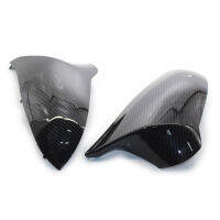 2Pcs Carbon Fiber ABS Car Rearview Mirror Cover Side Mirrors Cap For BMW F80 M3 2015-2018 F82 M4 2016-2019 M2 19-20 Competition