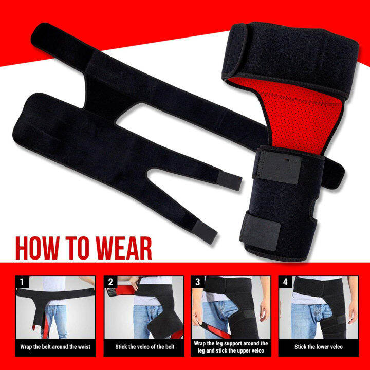 Groin Compression Wrap Hip Support Brace Sciatica Pain Relief injured