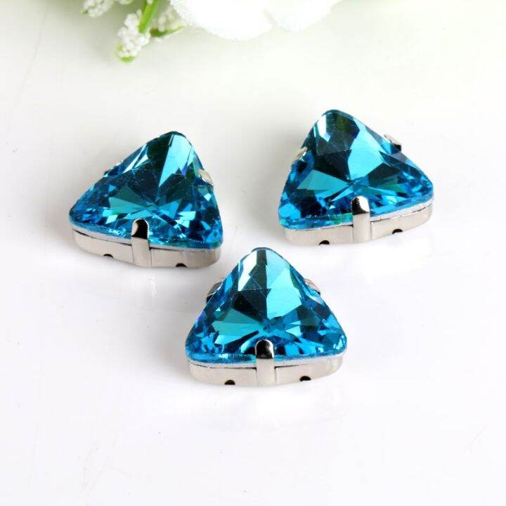 18mm-10pcs-pack-triangle-shape-glass-sew-on-rhinestone-with-claw-strass-metal-base-buckle-crystal-stone-diamond-for-clothes