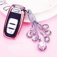 【CW】 Car Keychain for Wowen Luxury Rhinestone Holder Pendant Cccessories Fashion