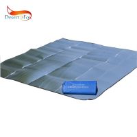 Desert Fox Moisture Proof Cushion Double-Side Aluminum Foil Fabric Foldable Picnic Blanket Camping Moistureproof Pad for Travel