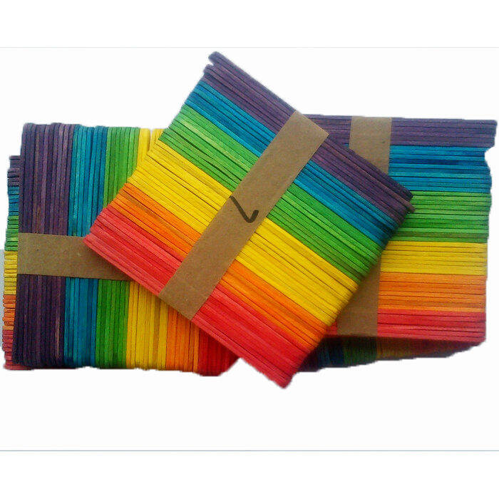Stik Es Krim Warna-Warni / Stick Ice Cream Kreasi - Prakarya / Stik Es