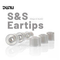 DUNU S&amp;S Stage &amp; Studio เคล็ดลับหูฟังซิลิโคน Eartips L/M/S (3 คู่) สำหรับเส้นผ่านศูนย์กลางหัวฉีดตั้งแต่ 4-5.5 มม.-hsdgsda