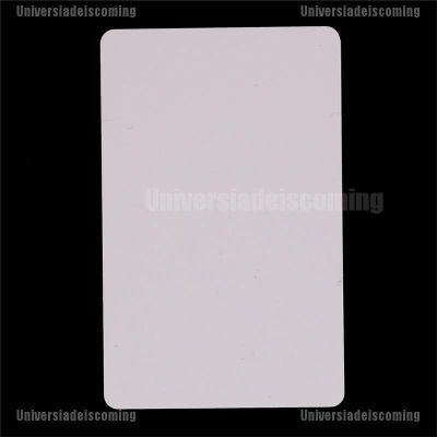 Universiadeis❥ 10pcs PVC Blank NFC Card Tag 1k S50 IC 13.56MHz Read Write RFID