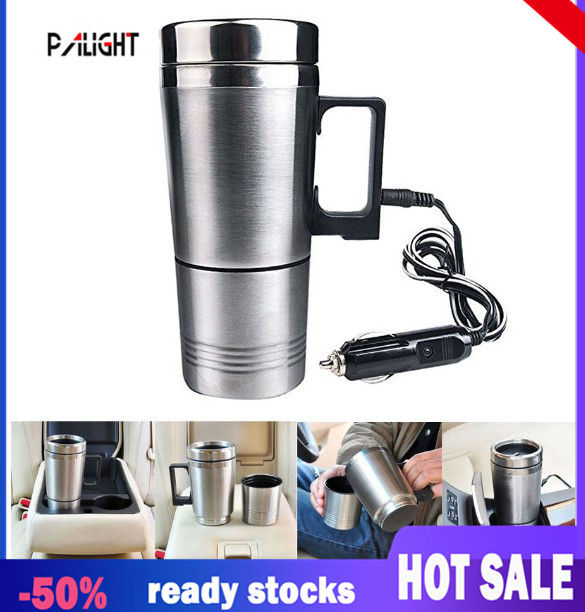 300mL 12V 70W Stainless Steel Car Electric Cup Hot Water Tea