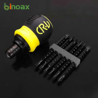 Binoax Ratchet Screwdriver Set Short Handle Cross Groove Drill Telescopic Dual Purpose Small Chrome Vanadium Steel Repair Tools Drills  Drivers