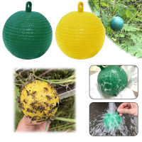 Hanging Ball Fruit Fly Catcher Sticky Trap Disposable Wasp Bee Yellow Jacket