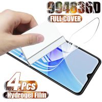 ✱✁ 4PCS Hydrogel Film on For Oppo A17 A16 A15 A53S 5G A77 A57E A94 A74 A54 A92 A52 A91 A73 Screen Protectors Protective No Glass