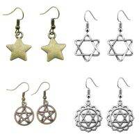 Hexagram Pentagram Handmade Earrings Jewelri For Woman Jewelry Finding Components