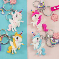 พวงกุญแจ ลายการ์ตูนน่ารักสไตล์เกาหลี น่ารัก unicorn 4 สี