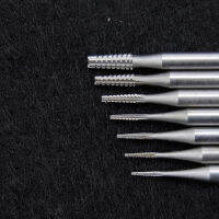 6Pcs เหล็กทังสเตนคาร์ไบด์ Rasp Burr เจาะ Bits เฉียงฟันเลื่อย Burs Grinder เครื่องมือโรตารี่ Diy แกะสลักมีด End Mill Router