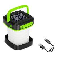 Solar Powered LED Camping Lanterns-USB Rechargeable Emergency Lights-Collapsible Camp Lanterns for Power Outages