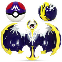 Genuine Pokemon Figure Elf Ball Model Pikachu Lunala Charizard Action Figure Model Pokemon Elf-ball Toy Set Kids Halloween Gift