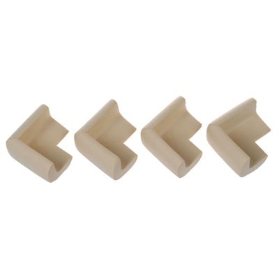 4pcs Child Baby Safety Desk Table Edge Cover Guard Corner Protector Cushion white