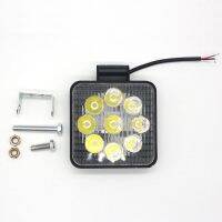 [COD] The source factory highlights 27W aluminum parts car led work lights off-road vehicle SUV spotlights 9 square modified headlights