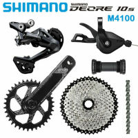 SHIMANO Deore M4100 1x10ความเร็ว MTB Groupset Fovno Crankset 170มิลลิเมตร/175มิลลิเมตรข้อเหวี่ยง30ครั้ง/32ครั้ง/34T.36T/38ครั้ง Chainring 3ชดเชย M4100 11-42ครั้ง11-46ครั้งฟันเฟือง sunshine 11-50/52T Cassette 10 Speed Group