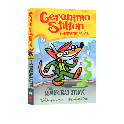 Mouse reporter cartoon version Geronimo Stilton graphic novel #1 the sewer rat stink mouse reporter series new books childrens bridge books save the city