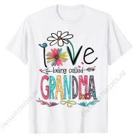 I Love Being Called Grandma Mimi Nana Gigi Lover T-Shirt T Shirts Retro Fitness Tight Cotton Mens Tops T Shirt Design