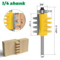 8mm,6mm,14 inc Shank Rail Reversible Finger Joint Glue Router Bit Cone Tenon Woodwork Cutter Power Tools Wood Router Cutter