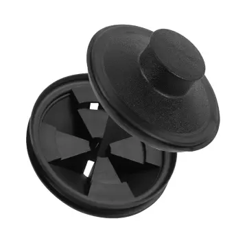 3-3/8 in. Rubber Disposer Splash Guard in Black