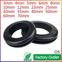 【DT】hot！ 10/50pcsDouble Sided Rubber Grommet Ring6/12/23/25/30/35/40/50/60mm Non-toxic Gasket Wire