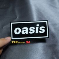 สติกเกอร์ PVC ไดคัท สติกเกอร์ OASIS สีสด คมชัด