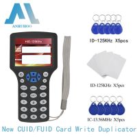 New Rfid Card Reader 13.56mhz Duplicator Id/Ic Writer Nfc Chip Encryption Tag Copier 125khz T5577 Key Copier Programmer TV Remote Controllers