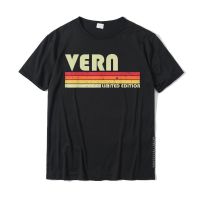 Vern Gift Name Personalized Funny Retro Vintage Birthday T-Shirt Fitted Mens Tops Shirts Fashionable Tshirts Cotton Comfortable