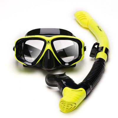 SYSPORTS หน้ากากป้องกันหมอกสําหรับว่ายน้ําดําน้ํา ผู้ใหญ่สครับหน้ากากดำน้ำกระจกนิรภัย diving mask