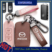 เคส Kunci Remote Mobil หนัง XSD อุปกรณ์เสริมสำหรับ Mazda CX-3 CX-5 CX-7 CX5 CX7 CX3 Mazda CX 5 Mazda 2 Mazda 3 Mazda 5 Mazda 6 Mazda CX30 BL GJ Ataxela