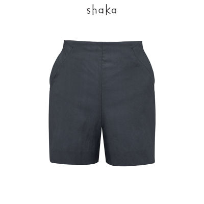 Shaka SS21 S-Curve Shorts กางเกงขาสั้น สีพื้น ซิปซ่อนด้านหลัง PN-S210410