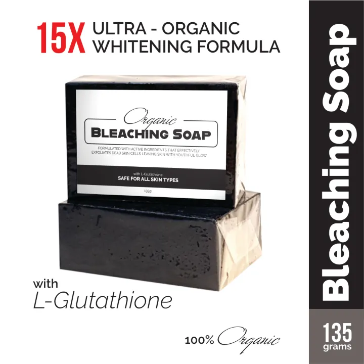 【15X Ultra Organic Lightening Soap】 Bleaching Soap with Activated