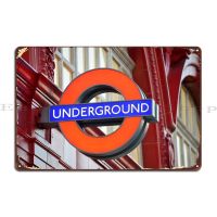 Underground London Metal Sign Cinema Home Wall Decor Create Garage Tin Sign Poster