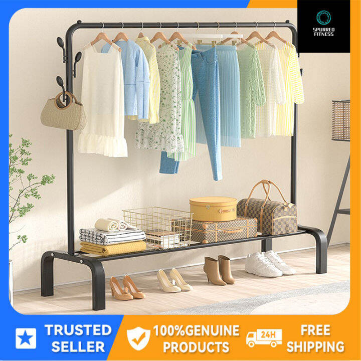 Household room clothes rack clothes rack floor folding clothes rack