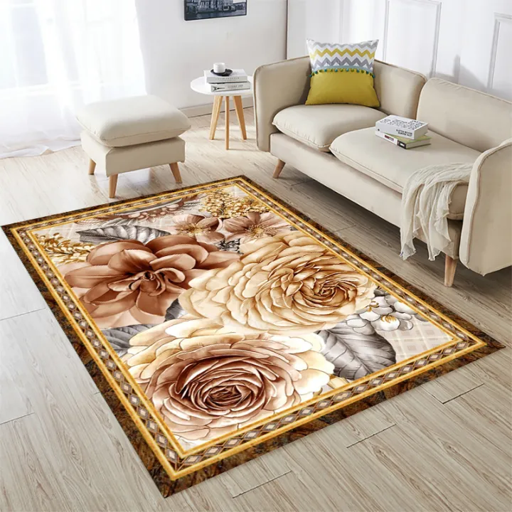 Karpet Keluarga Karpet Ruang Tamu Karpet Lantai Karakter 4 Dimensi