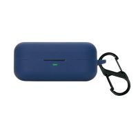 Silicone Case For B&amp;O Beoplay EX Earphones With 1 Metal Carabiner LED Light Dust-proof Scratch-proof Impact-proof Cover