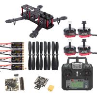 Vendita Calda QAV250 250มิลลิเมตร Quadcopter In Fibra Di Carbonio RS2205 2300Kv มอเตอร์30A ESC F4การบินชุด FS-I6x Flysky