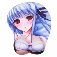 ☾ Anime 3D Wrist Rest Mouse Pad Gamer Gaming Mousepad Otaku Cartoon Mouse Mats Cute Table Laptop Computer Office Desk Mat